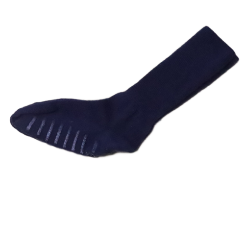 Skarpetki dł. 14 cm granatowe z antypoślizgami.png