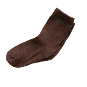 Skarpetki dł 15 cm brązowe