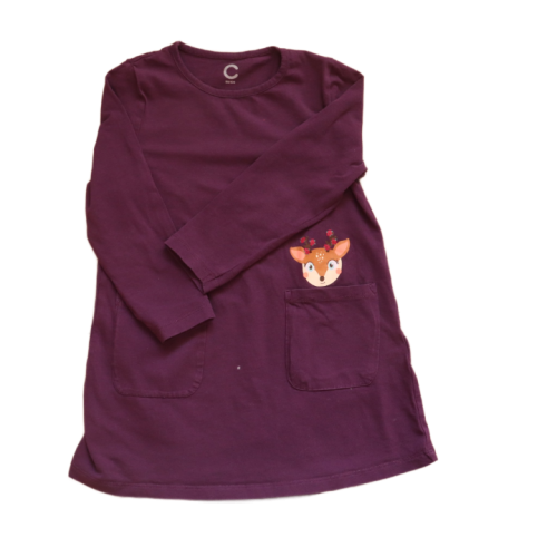 Sukienka Cubus 98-104 cm fioletowa.png