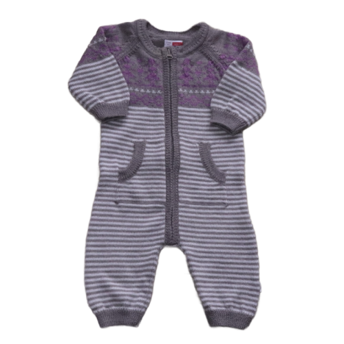 Kombinezon sweterkowy Name it 62 cm beżowe paski.png