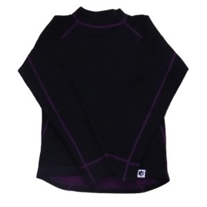 Bluzka termiczna Northpeak 128 cm czarna w kropeczki