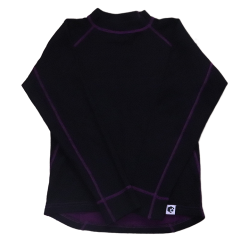 Bluzka termiczna Northpeak 128 cm czarna w kropeczki.png