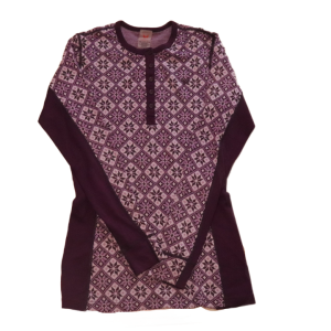 Bluzka Kari Traa roz. L fioletowe gwiazdki