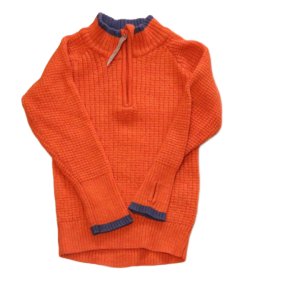 Sweter Vikafjell roz. 6 (ok. 116-122 cm) pomarańczowy