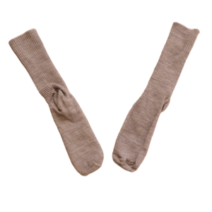 Skarpetki dł. 16 cm szary prążek