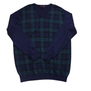 Sweter Dressmann 3Xl zielona krata