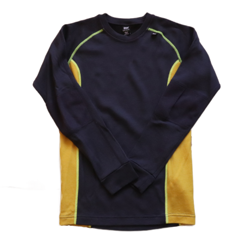 Bluzka termiczna Helly Hansen 152 cm szaro żółta.png