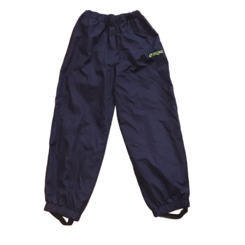 Lekkie spodnie przeciwwiatrowe ZigZag 128 cm szare.png