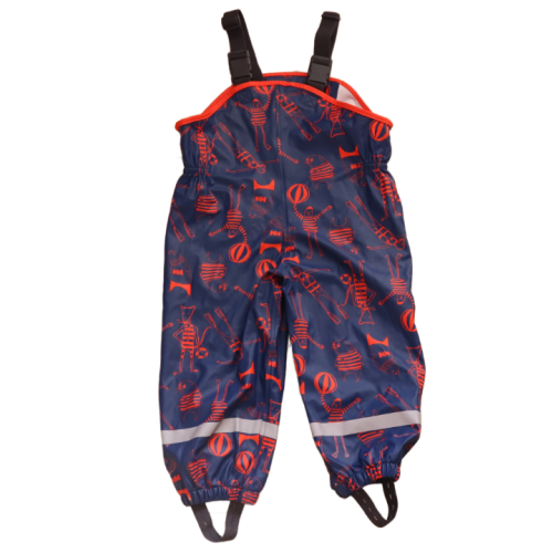 Spodnie gumowe Helly Hansen 92 cm granatowo pomarańczowe.png