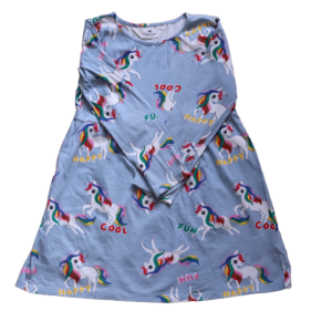 Sukienka H&M 122-128 cm jednorożce