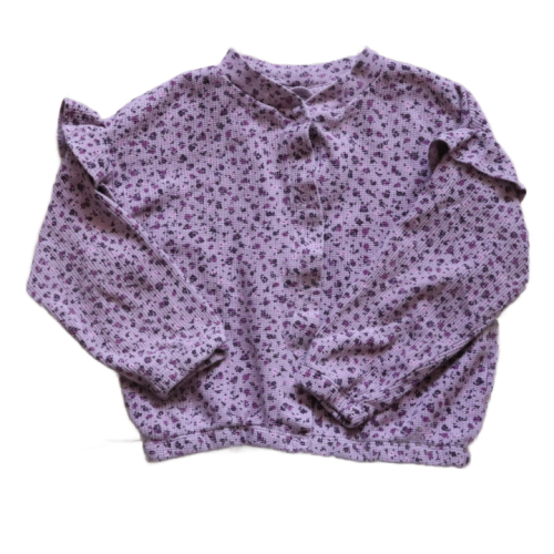 Bluza Lindex 110 cm fioletowa w kwiatuszki.png