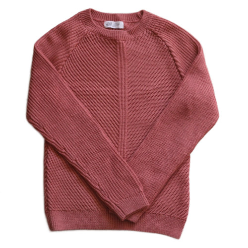 Sweter H&M 122-128 cm zgaszony pomarańcz.png