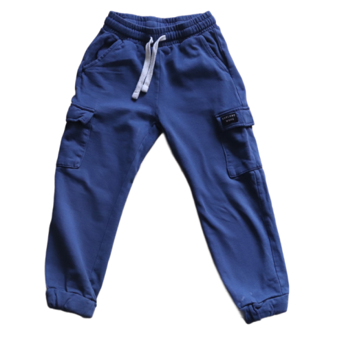 Spodnie dresowe Kappahl 116 cm granatowe.png