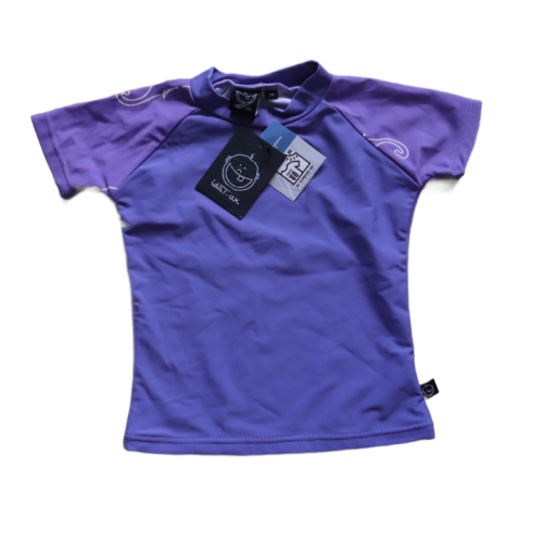 Koszulka do pływania Idat 104 cm fioletowa UV 80.png