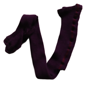 Rajstopy Safa 98-104 cm fioletowy prążek