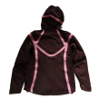 Kurtka technicznatrekkingowa Bergans roz. S brązowo różowa3.png
