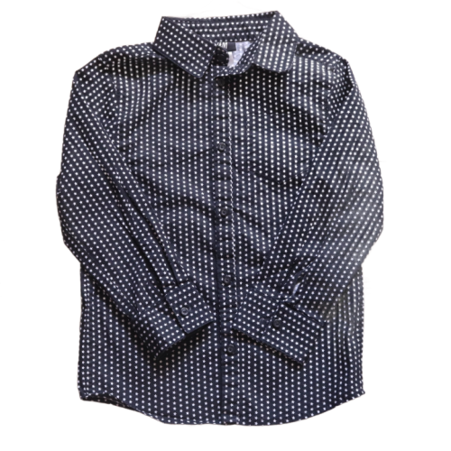 Koszula H&M 116 cm czarna w gwiazdki.png
