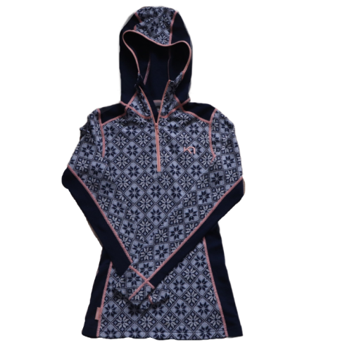 Bluzka Kari Traa roz. S granatowe wzorki.png