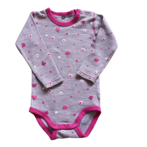 Body Reflex 86 cm szare w kwiatuszki