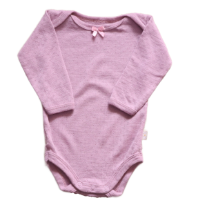 Body 808 56 cm różowe ażurkowe