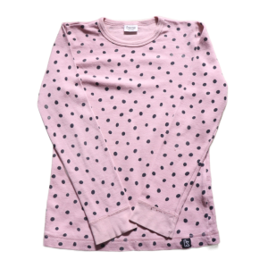 Bluzka Kaxs 134-140 cm różowa w kropeczki