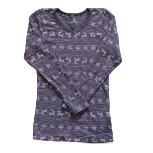 Bluzka Cubus roz. XS szare jelonki.png