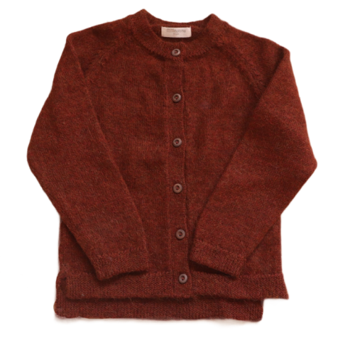 Sweter Minimalisma 4-5 lat brązowy.png