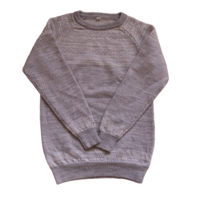 Sweter Safa 130 cm szare wzorki