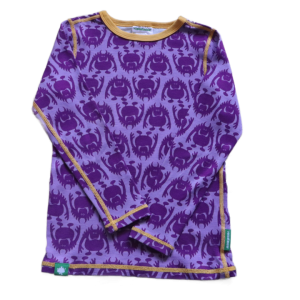 Bluzka Vossatassar 120 cm fioletowe potworki