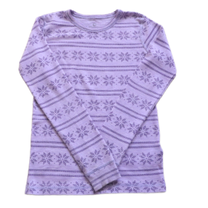 Bluzka Cubus 146-152 cm fioletowe wzorki