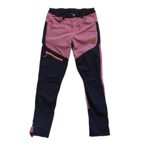 Spodnie turystyczne Tufte 134-140 cm różowo granatowe