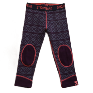 Spodnie termiczne Stormberg 86 cm szaro fioletowe