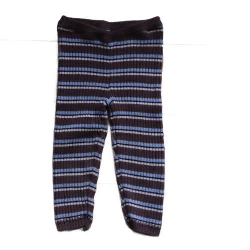 Spodnie sweterkowe Name it 98 cm brązowe paski.png