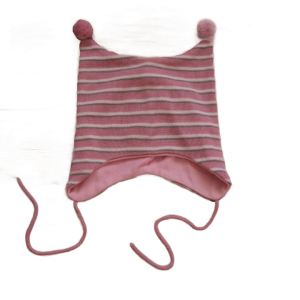 Czapka Reflex roz. 47-49 (1-2 lata) różowe paski