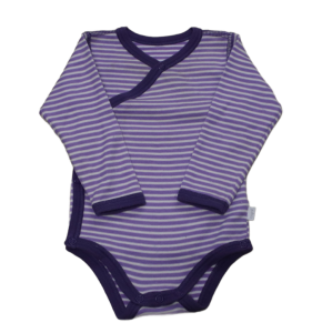 Body kopertowe Joha 68-74 cm paski fioletowe