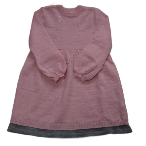 Sukienka Tom&trine 90 cm  różowa z diamencikami.png