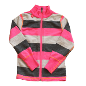 Bluzka Ulvang 104 cm różowe paski