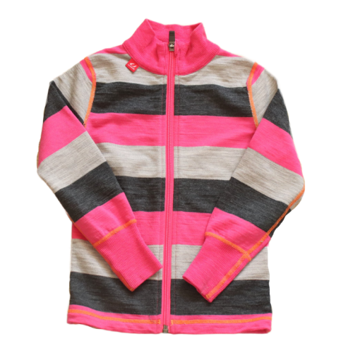 Bluzka Ulvang 104 cm różowe paski.png