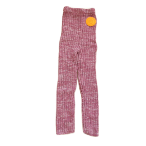 Spodnie sweterkowe Vossatassar 90 cm fioletowe 