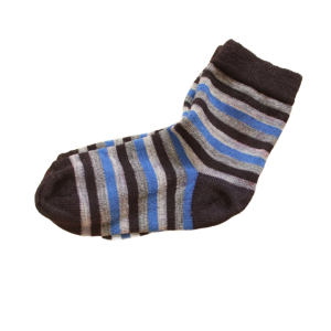 Skarpetki dł 13 cm granatowe paski