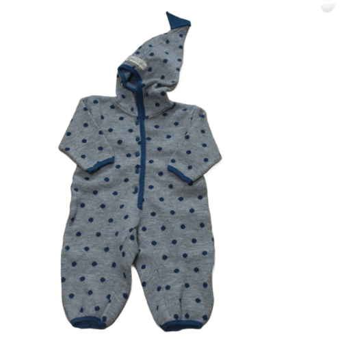 Kombinezon Okker-Gokker 6-9 msc szary w kropeczki.png