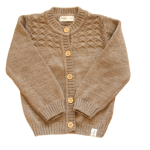Sweter LittleJab 80 cm brązowy