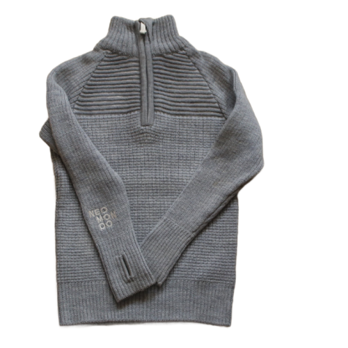 Sweter NeoMonDo 8 lat (128 cm) szary.png