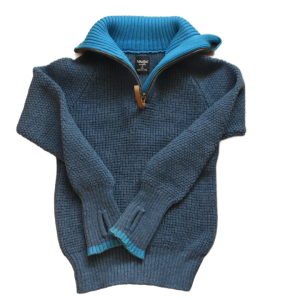 Sweter Vikafjell roz. 8 (ok. 134 cm) granatowy