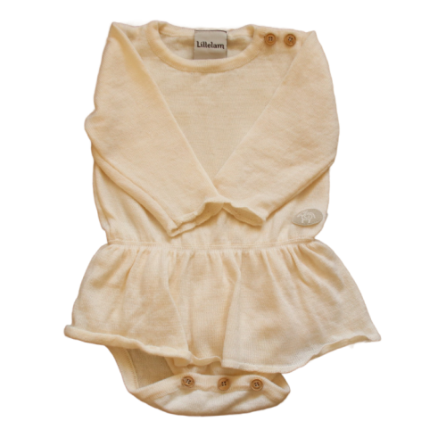Body sweterkowe Lillelam 62 cm kremowe z baskinką.png