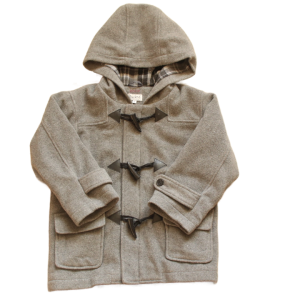 Płaszcz budrysówka Twins roz. 5 (ok. 110-116 cm) szary