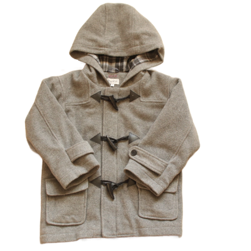 Płaszcz budrysówka Twins roz. 5 (ok. 110-116 cm) szary.png