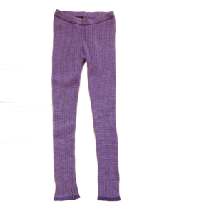 Spodnie sweterkowe Vikafjell roz. 7 (ok. 122-128 cm) fioletowe