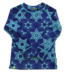 Bluzka Vossatassar 120 cm niebieskie gwiazdki