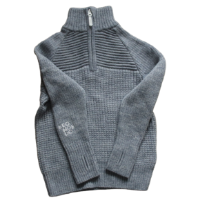 Sweter NeoMonDo 8 lat 128 cm szary 
